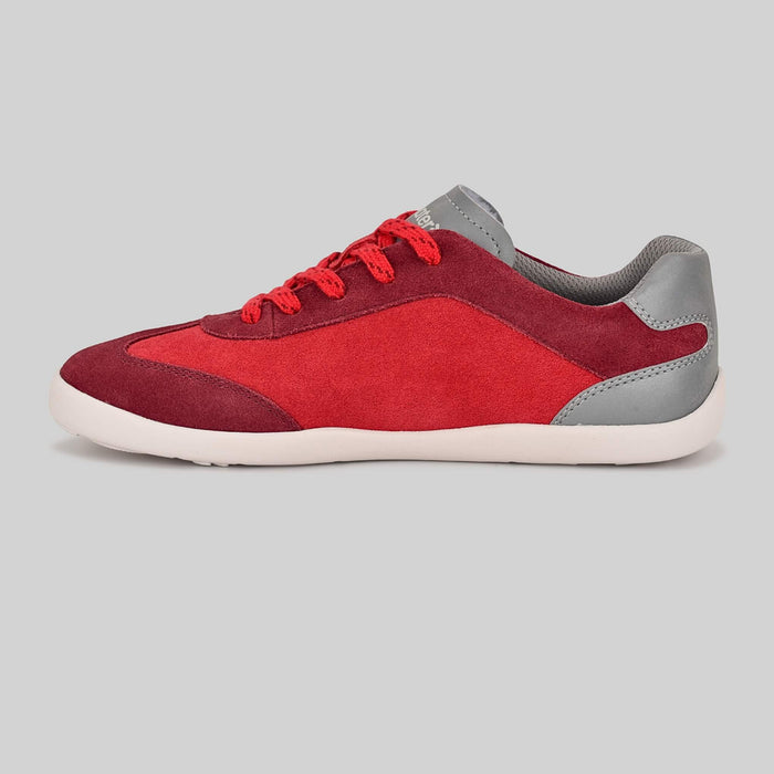 Kids Suede Trainer Red - Inside
