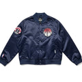 Women’s NBA Washington Wizards satin jacket in size XL with jewel details, featuring team logo and stylish design.