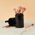 Rose gold professional makeup brush, single and 10-piece set