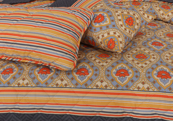 Quilted Comforter Set 6 Pcs Design 891 - Nishat Creative Store