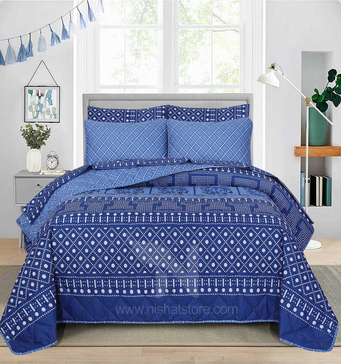 Quilted Comforter Set 6 Pcs Design 892 - Nishat Creative Store