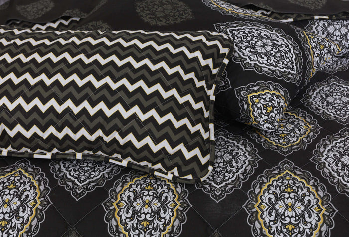 Quilted Comforter Set 6 Pcs Design 893 - Nishat Creative Store