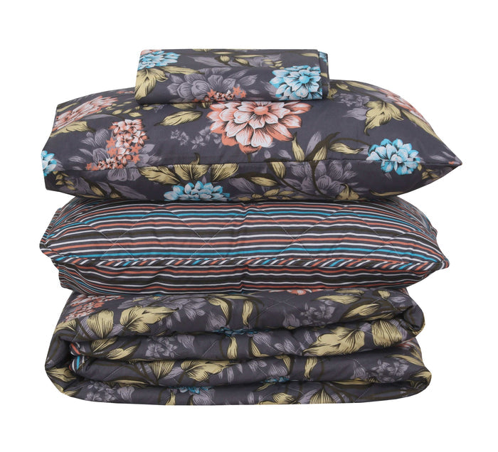 Quilted Comforter Set 6 Pcs Design 897 - Nishat Creative Store