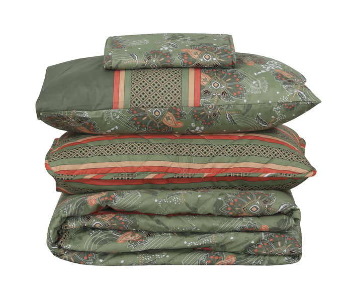 Quilted Comforter Set 6 Pcs Design 899 - Nishat Creative Store