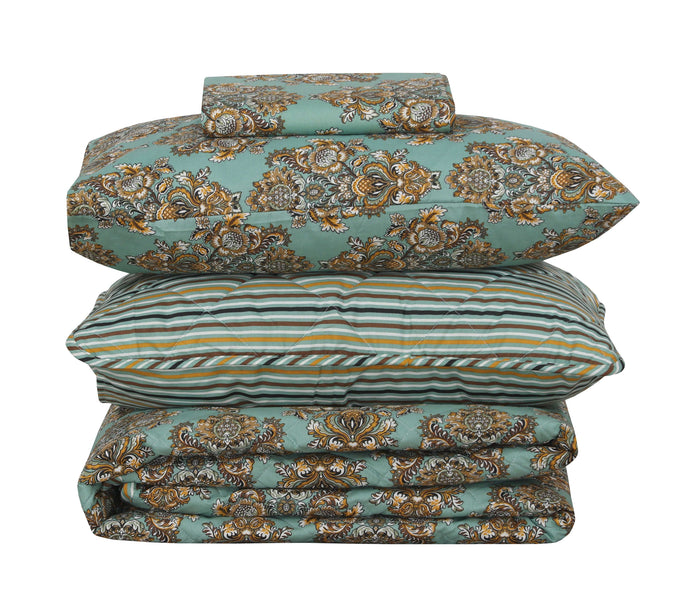 Quilted Comforter Set 6 Pcs Design 901 - Nishat Creative Store