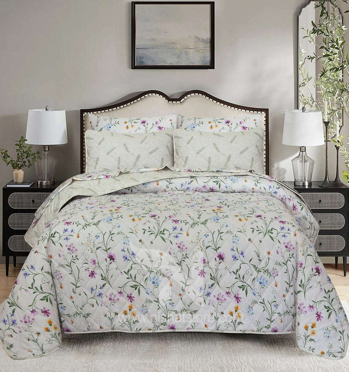 Quilted Comforter Set 6 Pcs Design 904 - Nishat Creative Store