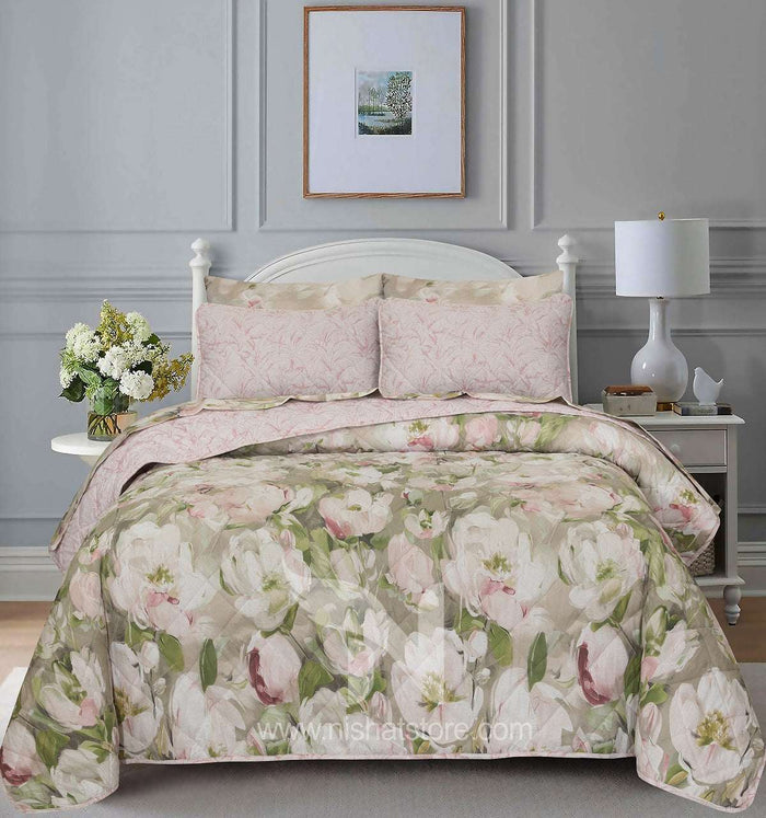 Quilted Comforter Set 6 Pcs Design 905 - Nishat Creative Store