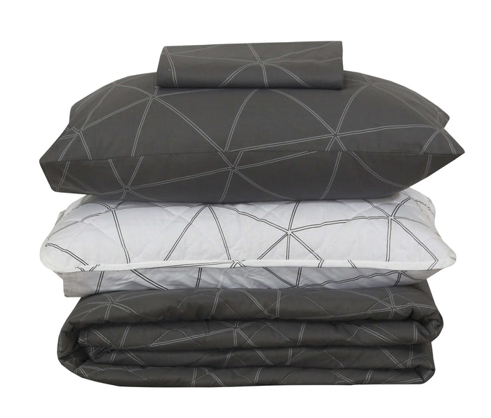 Quilted Comforter Set 6 Pcs Design 907 - Nishat Creative Store