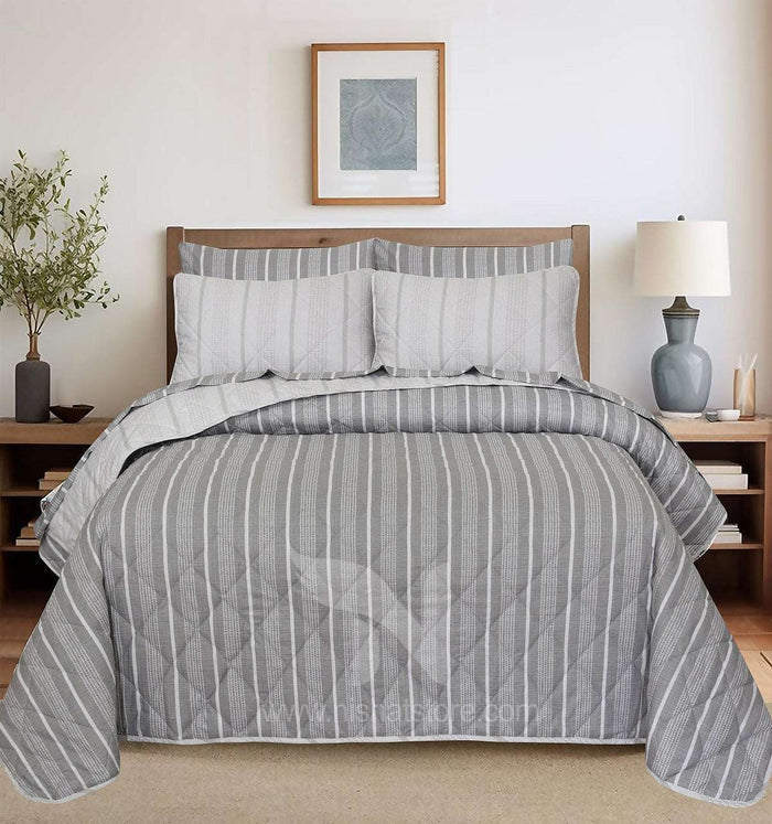 Quilted Comforter Set 6 Pcs Design 916 - Nishat Creative Store