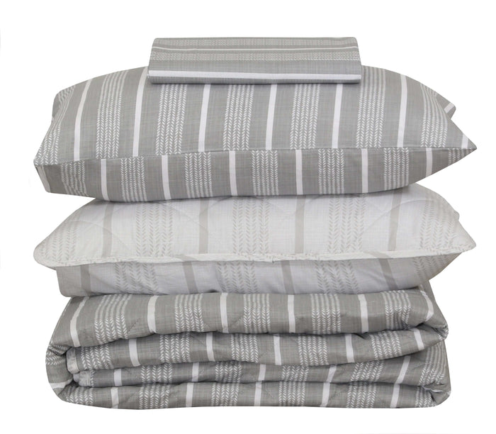 Quilted Comforter Set 6 Pcs Design 916 - Nishat Creative Store