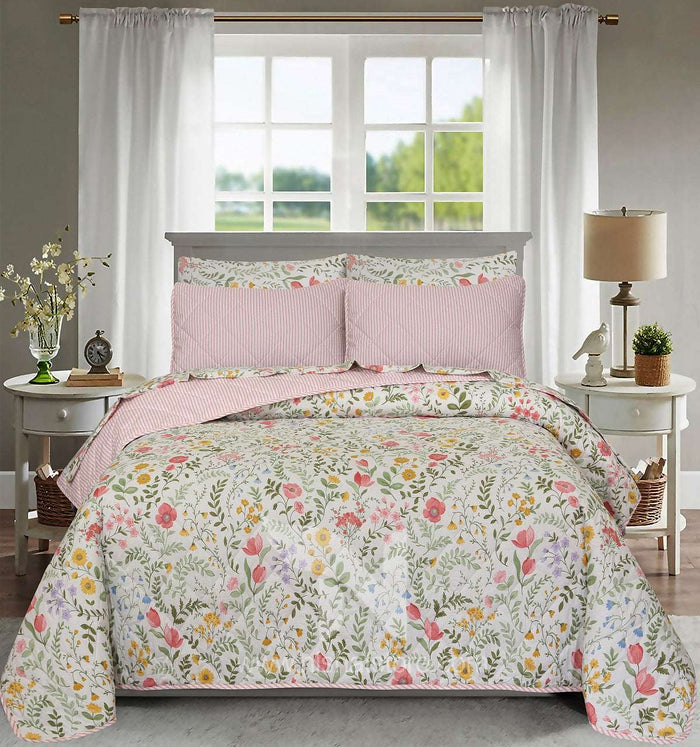 Quilted Comforter Set 6 Pcs Design 917 - Nishat Creative Store
