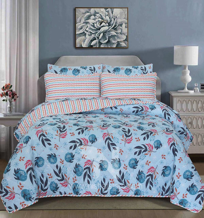 Quilted Comforter Set 6 Pcs Design 922 - Nishat Creative Store