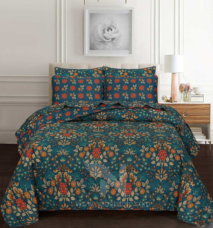 Quilted Comforter Set 6 Pcs Design 926 - Nishat Creative Store