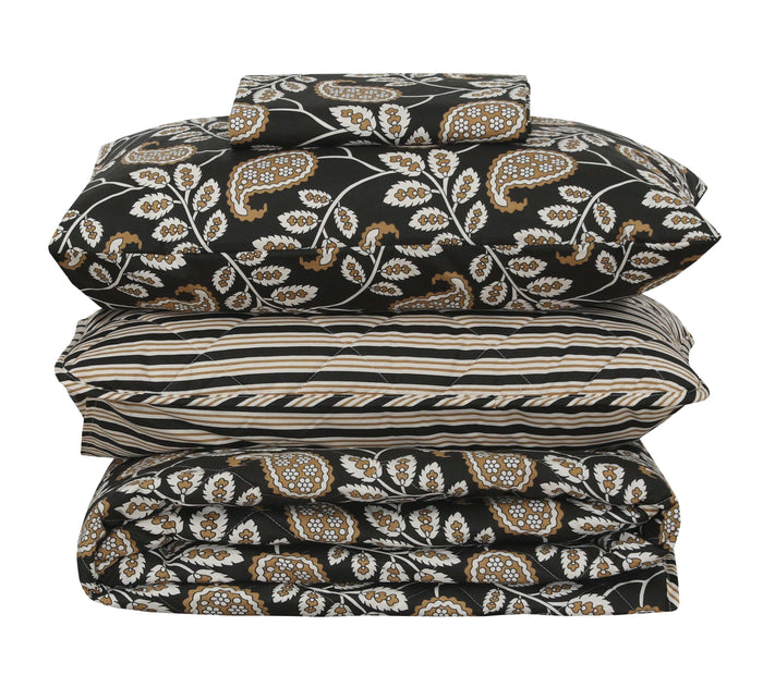 Quilted Comforter Set 6 Pcs Design 928 - Nishat Creative Store