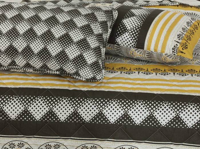 Quilted Comforter Set 6 Pcs Design 929 - Nishat Creative Store