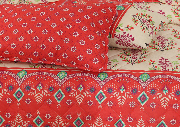 Quilted Comforter Set 6 Pcs Design 931 - Nishat Creative Store