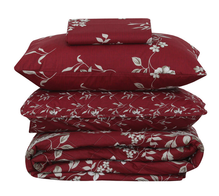 Quilted Comforter Set 6 Pcs Design 933 - Nishat Creative Store