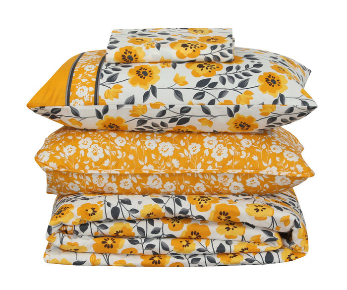 Quilted Comforter Set 6 Pcs Design 934 - Nishat Creative Store