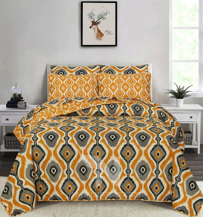 Quilted Comforter Set 6 Pcs Design 935 - Nishat Creative Store