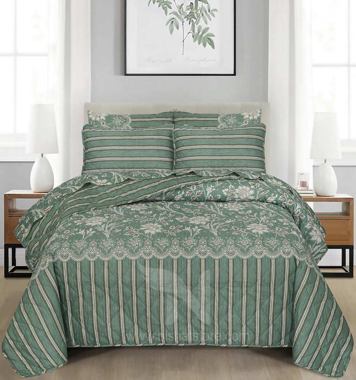 Quilted Comforter Set 6 Pcs Design 942 - Nishat Creative Store