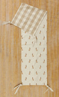 Rabbit/ Check Reversible Table Runner