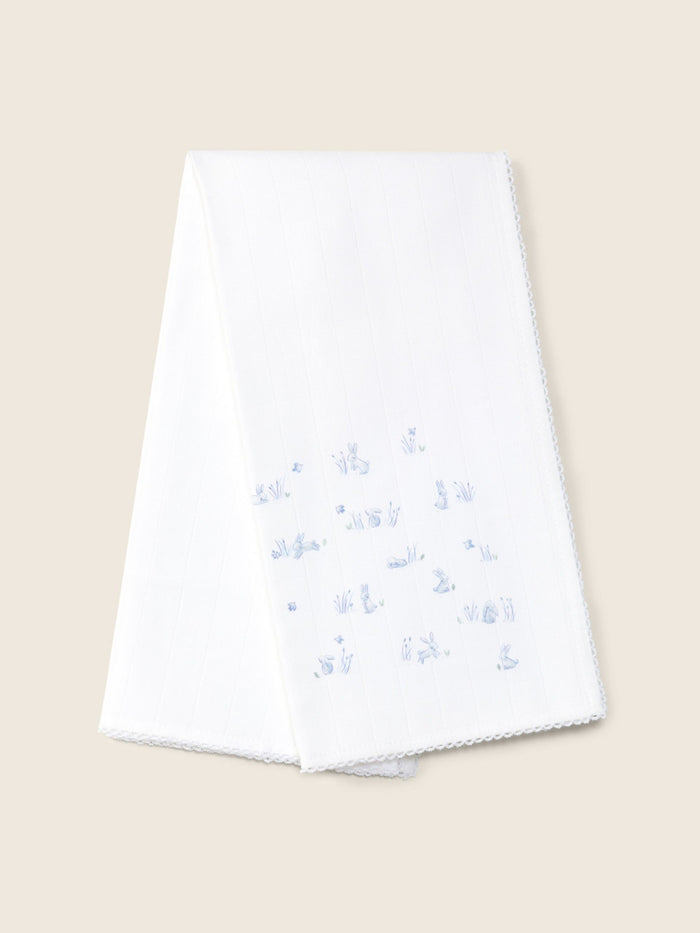 Receiving Blanket 'Conejito Blue'