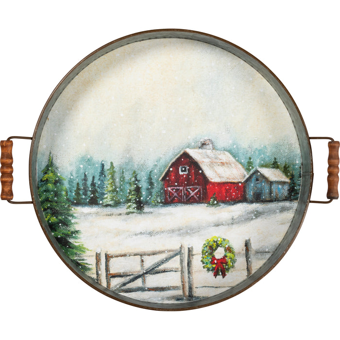 Red Barn- Tray