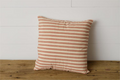 Red/White Striped Pillow