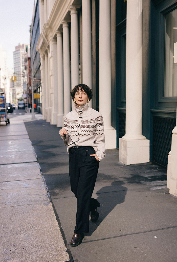 Petite Studio's Reign Wool Pants in Black