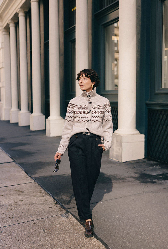 Petite Studio's Reign Wool Pants in Black