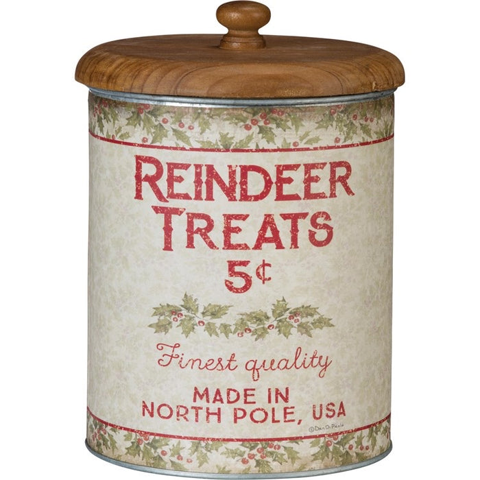 Reindeer Treats Canister