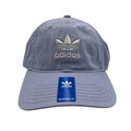Adidas relaxed snapback hat in violet and purple with adjustable strap, casual style, front logo, new with tags.