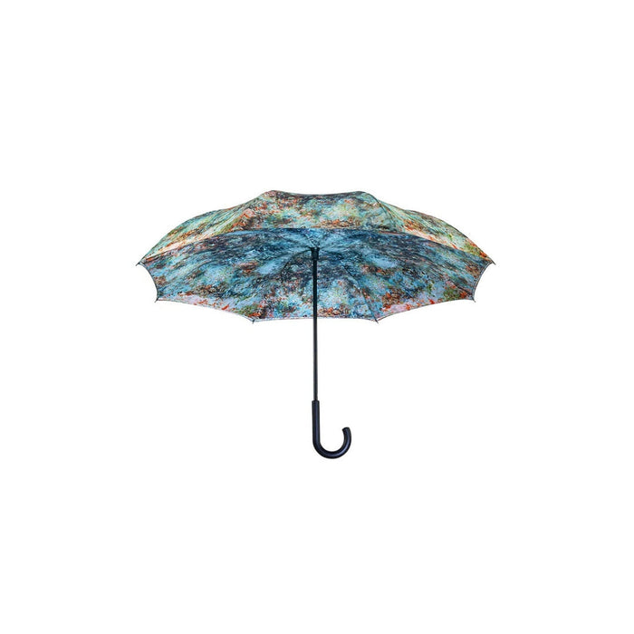 Reverse Close Stick Umbrella | "The House at Giverny Viewed From Rose Garden" by Monet