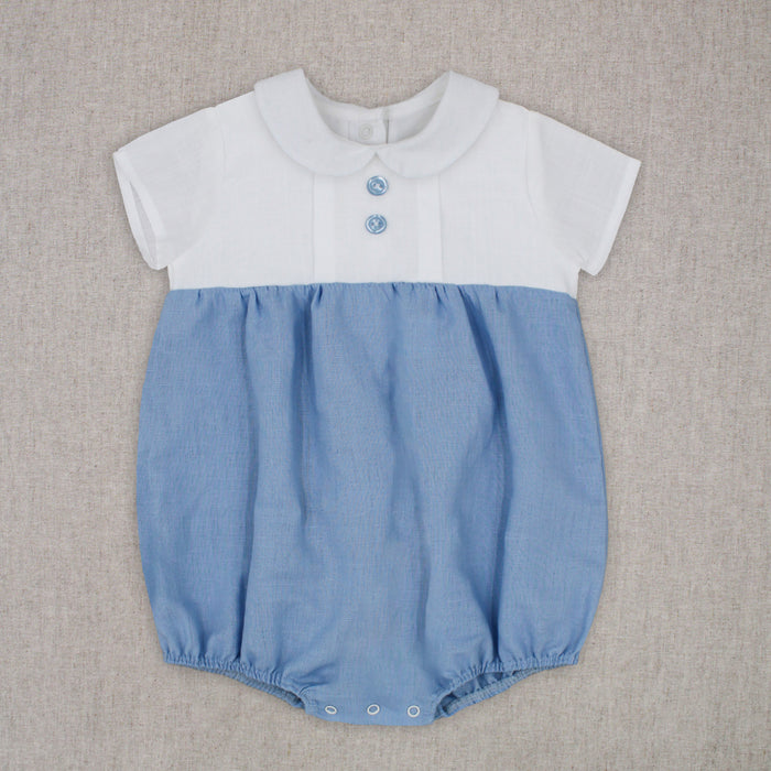 Romper 'Blue Piquet'