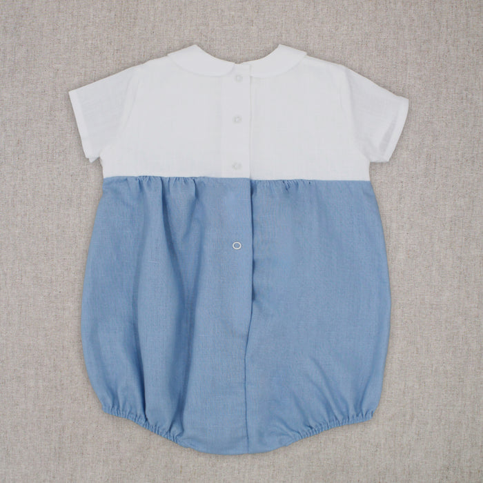 Romper 'Blue Piquet'