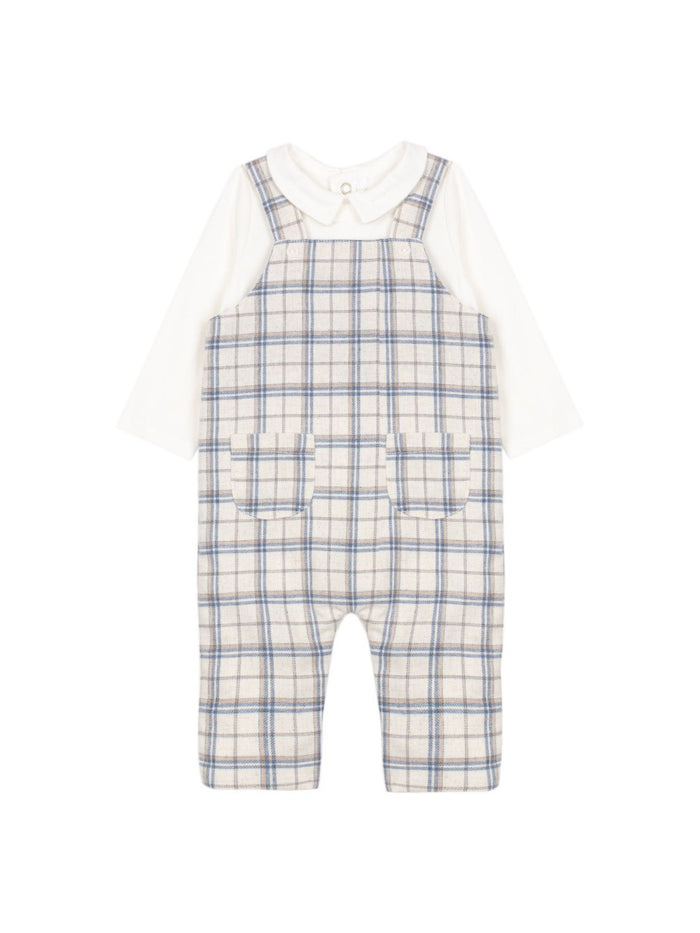 Romper 'Checkered Brown'