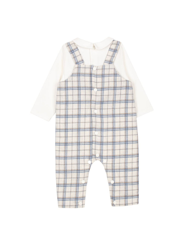 Romper 'Checkered Brown'