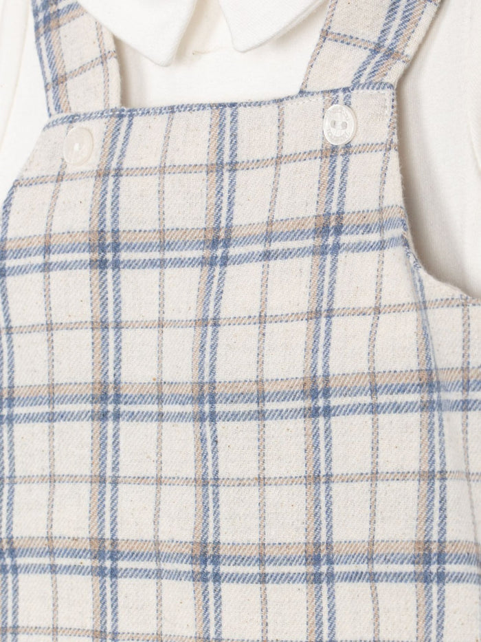 Romper 'Checkered Brown'