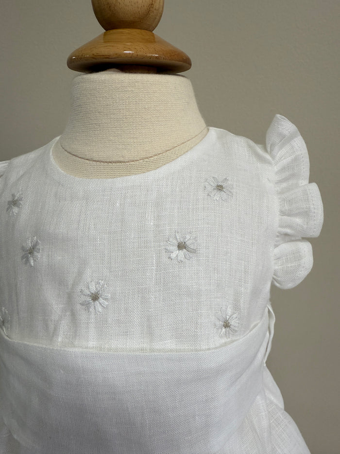 Romper Linen White