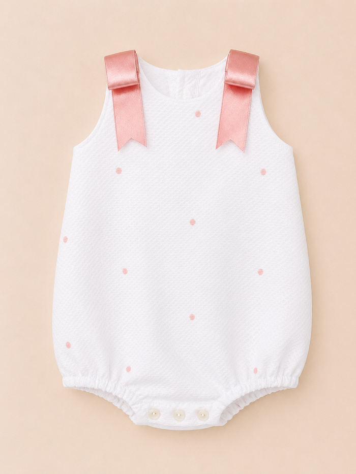 Romper 'Nude Bows'