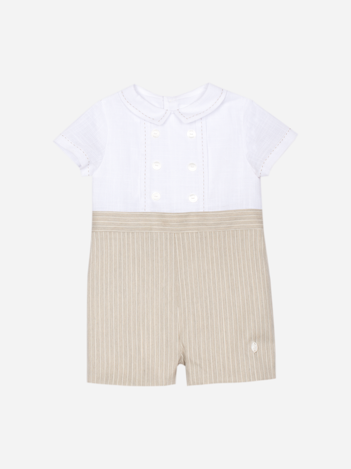 Romper 'Shantung Beige'