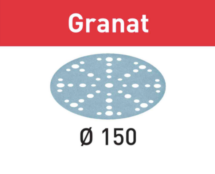 Abrasive sheet Granat STF D150/48 P320 GR/10 | Colorize