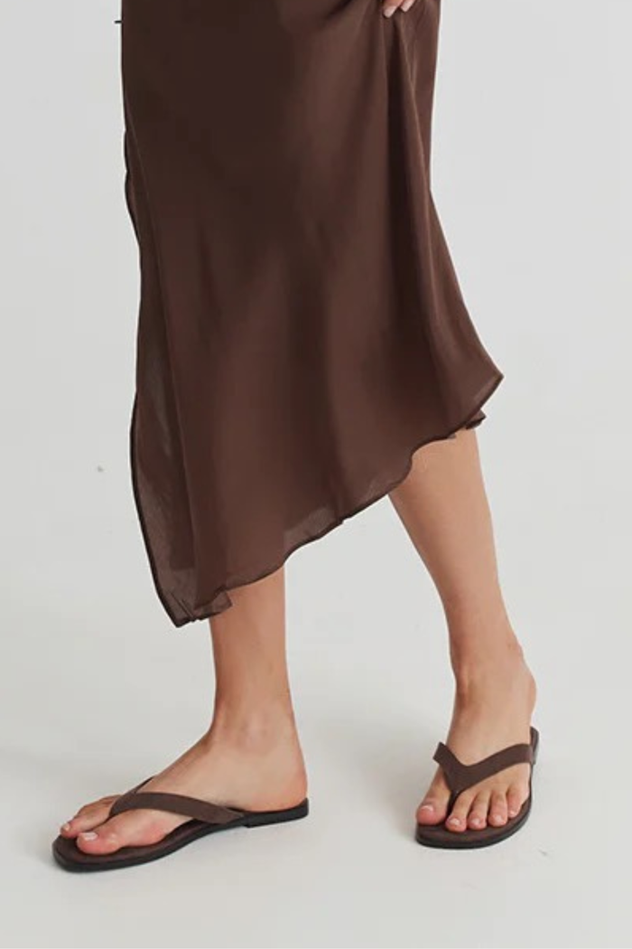 Sascha Thongs - Chocolate Brown Micro