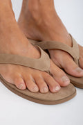 Sascha Thongs - Taupe Micro - The Self Styler