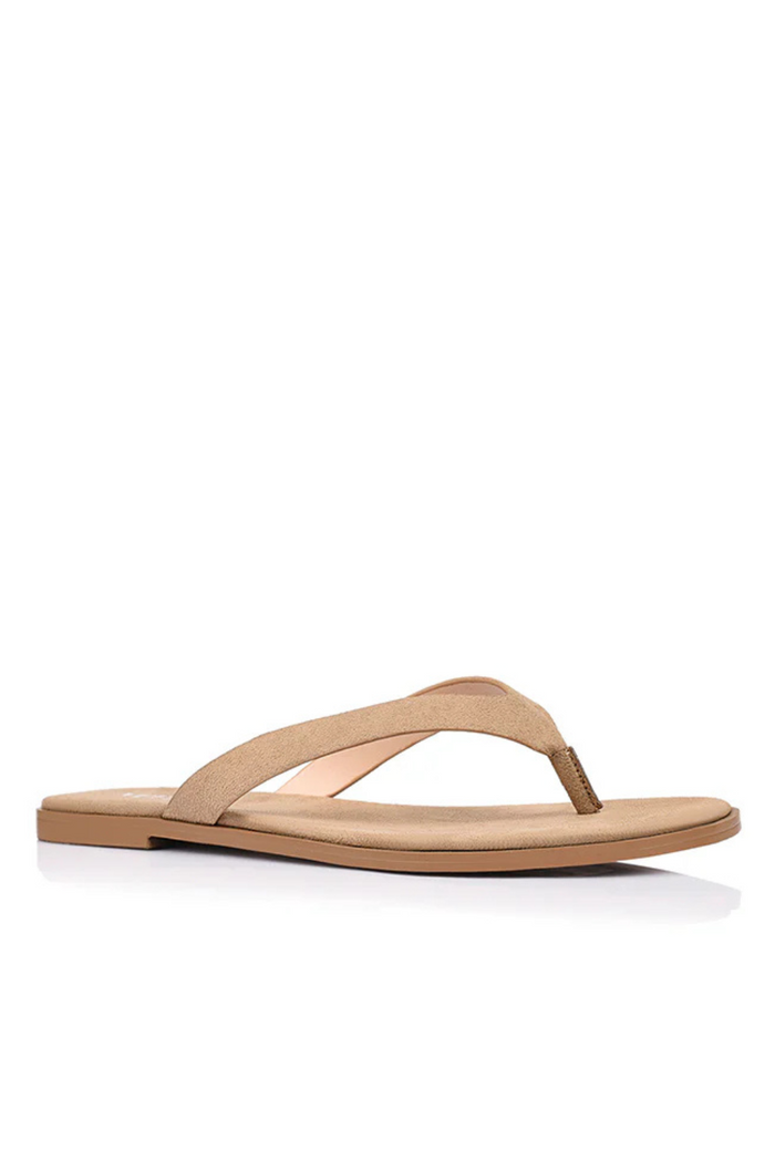 Sascha Thongs - Taupe Micro - The Self Styler