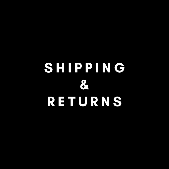 Shipping and Returns