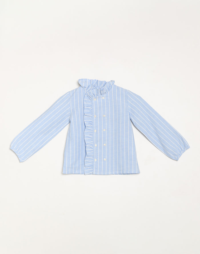Shirt 'Blue Stripes' Girl