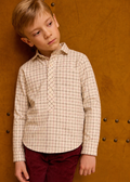 Shirt 'Cuadros Granate'