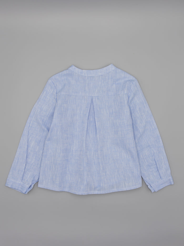 Short Set 'Blue Linen'