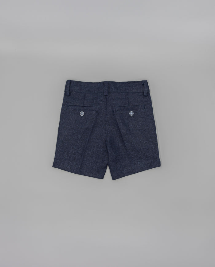 Short Set 'Blue Linen'